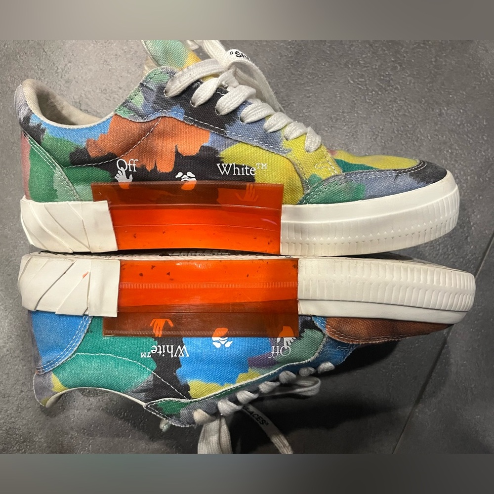 Off White Paint Splatter Sneakers… - Picture 4 of 14